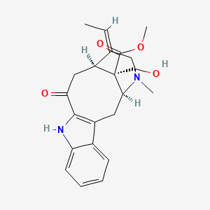 molecular formula C22H26N2O4 B1163529 Gelsempervine A 