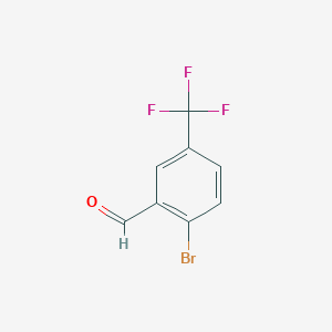 molecular formula C8H4BrF3O B011636 2-Bromo-5-(trifluoromethyl)benzaldehyde CAS No. 102684-91-3