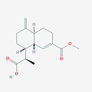 molecular formula C16H22O4 B1163647 Alpiniaterpene A 