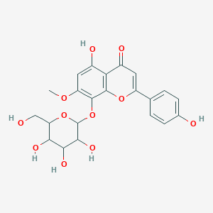 5,8,4'-Trihydroxy-7-methoxyflavone 8-O-glucoside