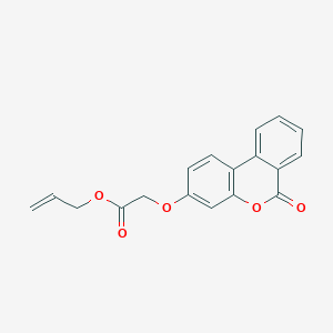 molecular formula C18H14O5 B11636644 prop-2-en-1-yl [(6-oxo-6H-benzo[c]chromen-3-yl)oxy]acetate 