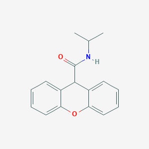 molecular formula C17H17NO2 B11637358 N-propan-2-yl-9H-xanthene-9-carboxamide CAS No. 349401-27-0