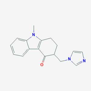 molecular formula C17H17N3O B116374 c-Desmethylondansetron CAS No. 99614-03-6