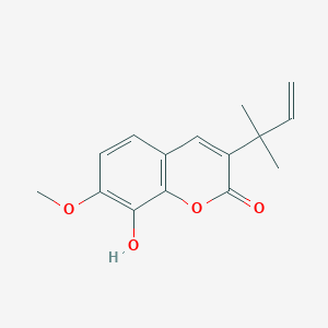 3-(1,1-Dimethylallyl)-8-hydroxy-7-methoxycoumarin