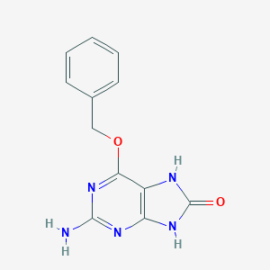 molecular formula C12H11N5O2 B116378 o6-Benzyl-8-oxoguanine CAS No. 158754-46-2