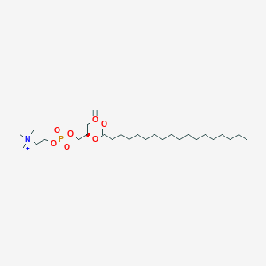 molecular formula C₂₆H₅₄NO₇P B116379 2-Octadecanoyl-sn-glycero-3-phosphocholine CAS No. 4421-58-3