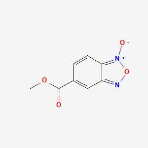 molecular formula C8H6N2O4 B11638096 Methyl 2,1,3-benzoxadiazole-5-carboxylate 1-oxide CAS No. 36389-06-7