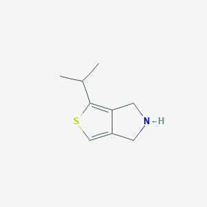 molecular formula C9H13NS B116384 1-Isopropyl-5,6-dihydro-4H-thieno[3,4-c]pyrrole CAS No. 157176-23-3