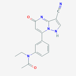 molecular formula C17H15N5O2 B116385 5-Oxozaleplon CAS No. 159225-99-7