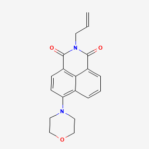molecular formula C19H18N2O3 B11638583 2-Allyl-6-(4-morpholinyl)-1H-benzo[de]isoquinoline-1,3(2H)-dione 