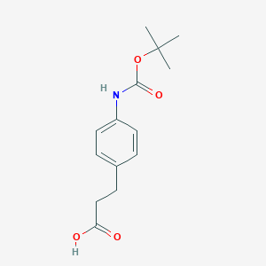 3-(4-((tert-Butoxycarbonyl)amino)phenyl)propanoic acid