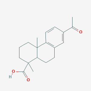 molecular formula C19H24O3 B1163881 (1R,4aS,10aR)-7-acetyl-1,4a-dimethyl-2,3,4,9,10,10a-hexahydrophenanthrene-1-carboxylic acid CAS No. 200813-31-6
