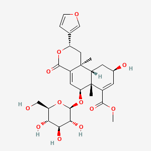 molecular formula C27H34O12 B1163894 Dehydroborapetoside B 
