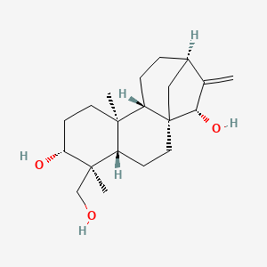 molecular formula C20H32O3 B1163896 ent-16-Kaurene-3b,15b,18-triol 