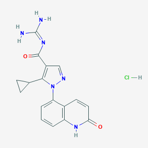 molecular formula C17H17ClN6O2 B116390 2-Oxo-Zoniporide Hydrochloride 