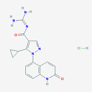 molecular formula C17H17ClN6O2 B116390 2-Oxo-Zoniporide Hydrochloride CAS No. 372078-42-7