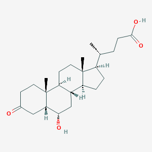 6alpha-Hydroxy-3-oxo-5beta-cholan-24-oic Acid
