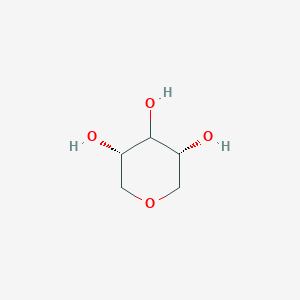 molecular formula C5H10O4 B116402 (3S,5R)-oxane-3,4,5-triol CAS No. 39102-78-8