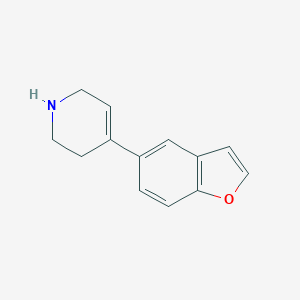 molecular formula C13H13NO B116403 4-(5-Benzofuranyl)-1,2,3,6-tetrahydropyridine CAS No. 158984-63-5