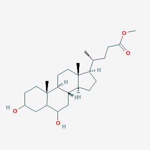 molecular formula C25H42O4 B116405 Hyodeoxycholic acid methyl ester CAS No. 2868-48-6