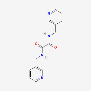 molecular formula C14H14N4O2 B11641211 N,N'-Bis(3-pyridylmethyl)oxamide CAS No. 196491-43-7