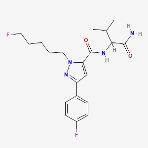 molecular formula C20H26F2N4O2 B1164180 5-fluoro-3,5-AB-PFUPPYCA 