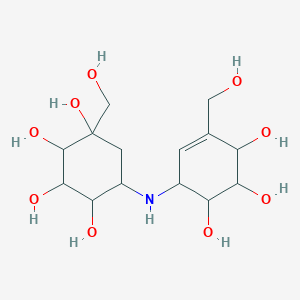 molecular formula C14H25NO9 B011642 Validoxylamine G CAS No. 106054-18-6