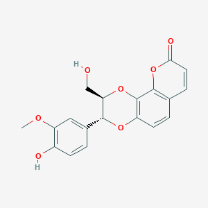 molecular formula C19H16O7 B1164227 Demethoxyisodaphneticin CAS No. 121587-20-0