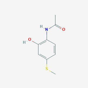 molecular formula C9H11NO2S B011643 2-Hydroxy-5-methylthioacetanilide CAS No. 110479-60-2
