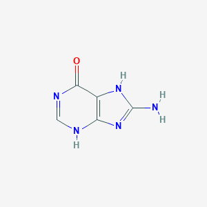 molecular formula C5H5N5O B116433 8-Amino-3,7-dihydropurin-6-one CAS No. 45893-20-7