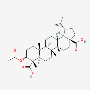 molecular formula C32H48O6 B1164389 3alpha-Acetoxy-20(29)-lupene-23,28-dioic acid 