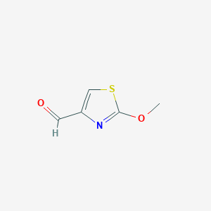 molecular formula C5H5NO2S B011644 2-甲氧基-1,3-噻唑-4-甲醛 CAS No. 106331-75-3