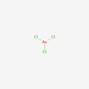 molecular formula AsCl3 B116441 Arsenic trichloride CAS No. 7784-34-1