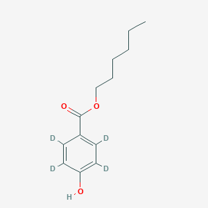 molecular formula C13H18O3 B1164434 Hexyl 4-hydroxybenzoate-d4 