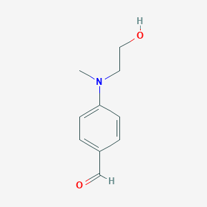 molecular formula C10H13NO2 B116445 N-Methyl-N-(2-hydroxyethyl)-4-aminobenzaldehyde CAS No. 1201-91-8