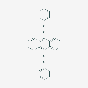 molecular formula C30H18 B116448 9,10-Bis(phenylethynyl)anthracene CAS No. 10075-85-1