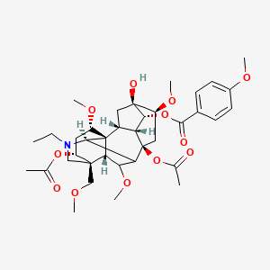 molecular formula C37H51NO12 B1164480 3-Acetylyunaconitine 
