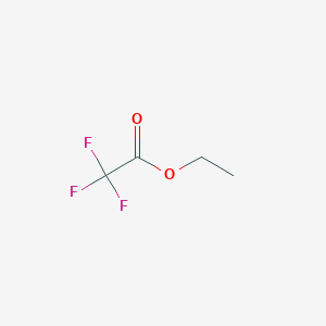 molecular formula C4H5F3O2 B116455 三氟乙酸乙酯 CAS No. 383-63-1