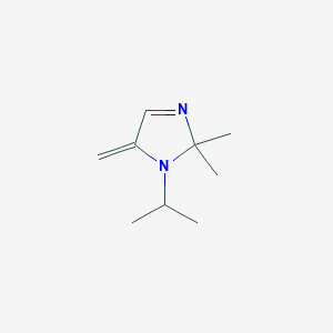 molecular formula C9H16N2 B011646 2,2-Dimethyl-5-methylidene-1-propan-2-ylimidazole CAS No. 106416-87-9