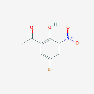 molecular formula C8H6BrNO4 B116460 5'-Bromo-2'-hydroxy-3'-nitroacetophenone CAS No. 70978-54-0