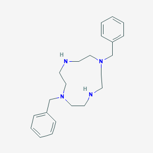 molecular formula C22H32N4 B116461 1,7-Dibenzyl-1,4,7,10-tetraazacyclododecane CAS No. 156970-79-5