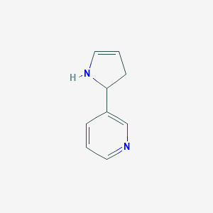 molecular formula C9H10N2 B116467 3-(2,3-Dihydro-1H-pyrrol-2-yl)pyridine CAS No. 144648-79-3