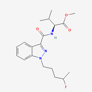 molecular formula C19H26FN3O3 B1164696 methyl(1-(4-fluoropentyl)-1H-indazole-3-carbonyl)-L-valinate 