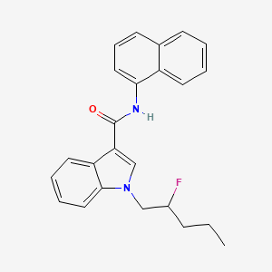 molecular formula C24H23FN2O B1164697 1-(2-fluoropentyl)-N-(naphthalen-1-yl)-1H-indole-3-carboxamide 