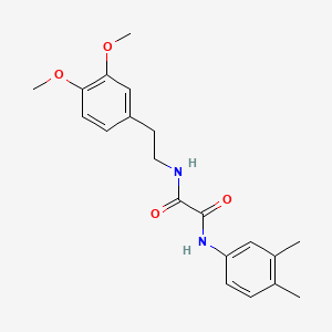 molecular formula C20H24N2O4 B11647561 N-[2-(3,4-dimethoxyphenyl)ethyl]-N'-(3,4-dimethylphenyl)ethanediamide 