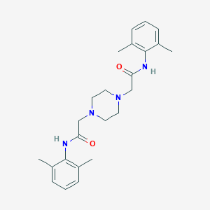 molecular formula C24H32N4O2 B116487 N,N'-bis(2,6-Dimethylphenyl)-1,4-piperazinediacetamide CAS No. 380204-72-8