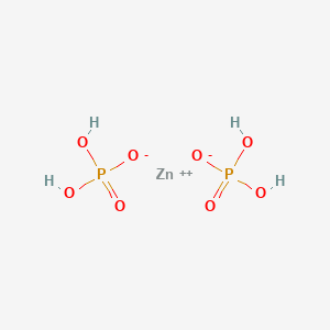 B1164917 Zinc dihydrogen phosphate CAS No. 13986-21-5