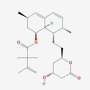 molecular formula C26H38O5 B116498 Simvastatin EP impurity G CAS No. 79902-62-8