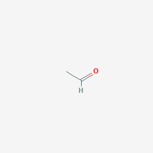 molecular formula C2H4O<br>CH3CHO<br>CH3CHO<br>C2H4O B116499 Acetaldehyde CAS No. 75-07-0