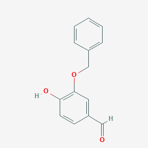 molecular formula C14H12O3 B116517 3-(苄氧基)-4-羟基苯甲醛 CAS No. 50773-56-3